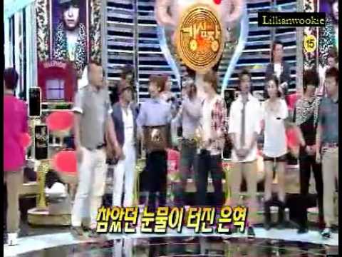 Leeteuk kyuhyun hug & eunhyuk cried