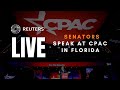 LIVE: U.S. Senators Ted Cruz and Josh Hawley speak at CPAC in Florida