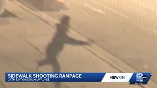 VIDEO: Two killed in a Milwaukee sidewalk shooting rampage