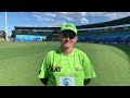 Sammy-Jo Johnson  after 100th WBBL match Sydney Thunder vs Melbourne Renegades  - 01:22 min - News - Video