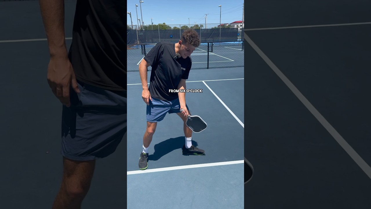How to hit a speedup off the bounce in pickleball! #pickleball #pickleballtips