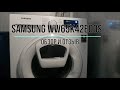 Отзыв о стиральной машине Samsung WW65K42E00S с дополнительной дверцей для загрузки белья