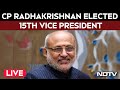 CP Radhakrishnan Elected as New Vice President LIVE | Rajya Sabha Secretary General PC