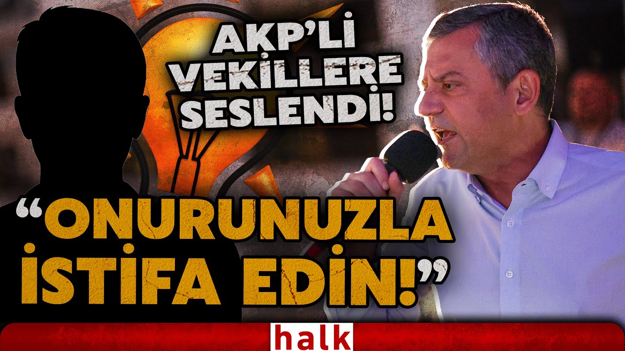 "MİLLETİN YÜZÜNE BAKAMIYORSUNUZ!" CHP lideri Özgür Özel, AKP'li o isimlere seslendi!