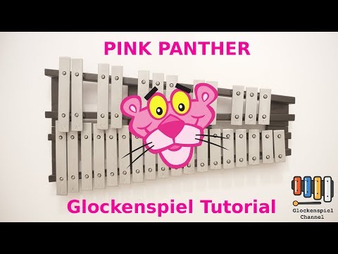 Pink Panther glockenspiel xylophone