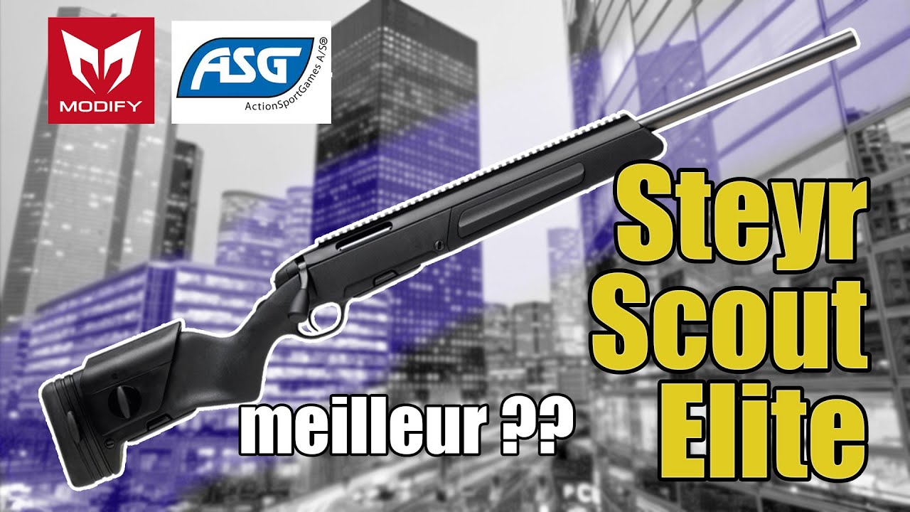 ASG Modify Steyr Scout ELITE Airsoft Review FR