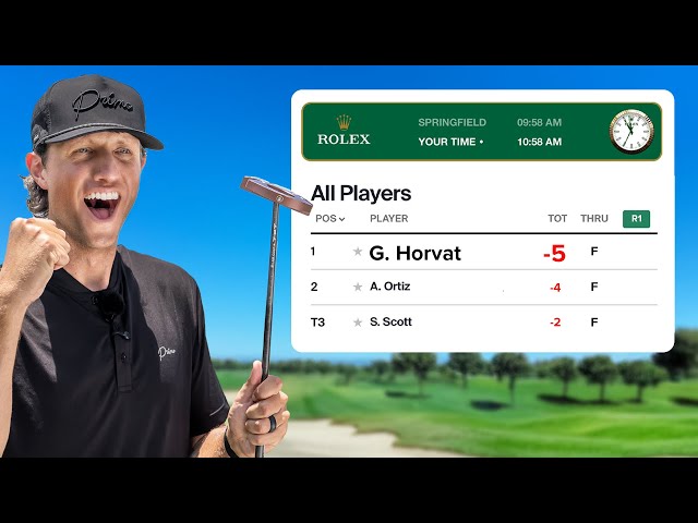 My First Round on Tour.