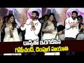 Gopi Chand & Dimple Hayathi Dance On Stage @ Dharuveyy Ra Song Launch | Gopichand | Dimple Hayathi