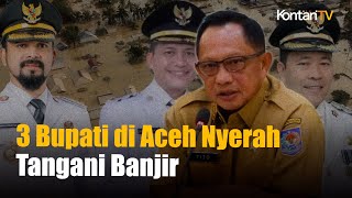 Mendagri Bela 3 Bupati di Aceh yang Nyerah Tangani Banjir