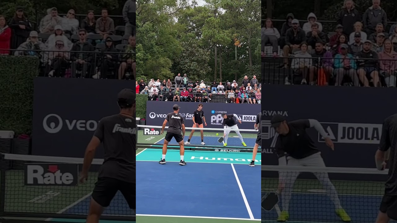 JW Johnson shows why his pickleball nickname is “flick wizard”