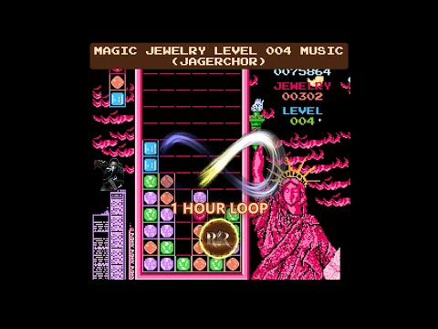 1H Loop | Magic Jewelry - Jägerchor - Level 004 NES Soundtrack | Piano