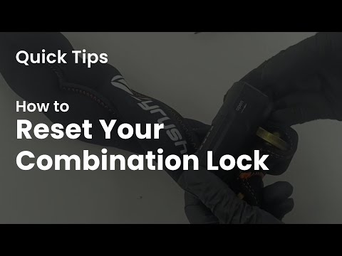 How to reset your combination lock | Cyrusher Sports #quick tips