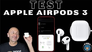 Vido-Test : TEST : APPLE AirPods 3 (Avec Comparatif et MESURES Techniques Expliques)