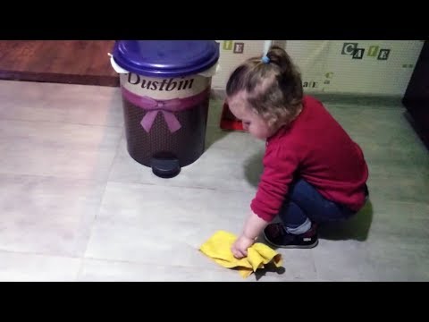 Cute Baby Helps Out With The Cleaning - Baby Lile