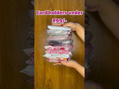 Useful finds form Meesho || #shorts #youtubeshorts #meesho #meeshofinds #cardholder #viral #purse