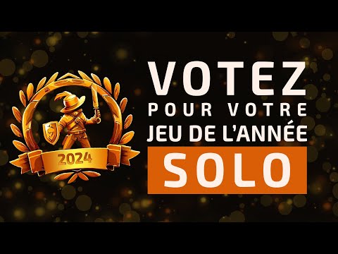 ROBINSON D'OR - Récompense ton meilleur jeu de société solo 2024 ! (2e édition)