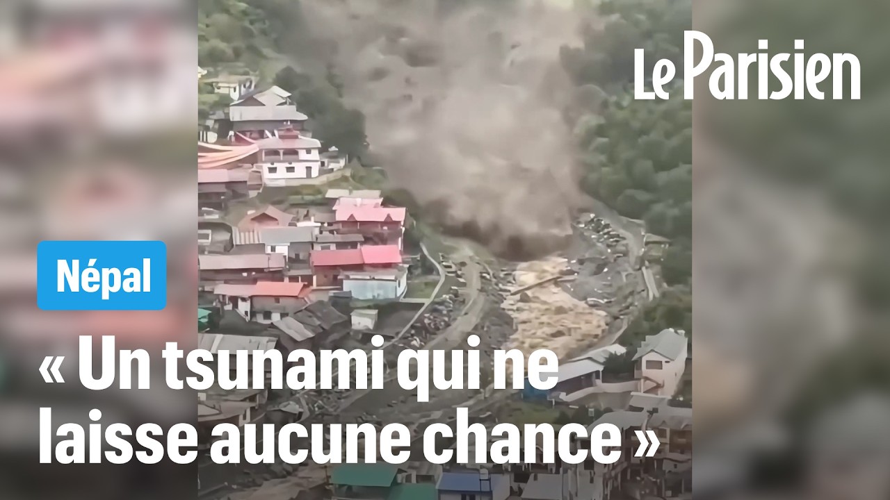 Crues au Népal : la vague a déferlé à plus de 150 km/h