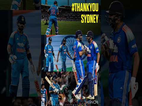 Thank You Sydney #cricket #sports #bcci #sydney #indvsaus #shorts #shortsfeed #indiateam #viralvideo