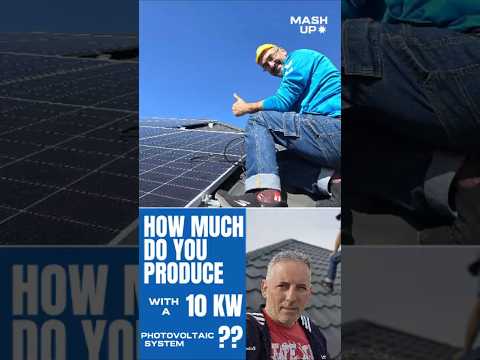 how much do you produce with 10kw photovoltaic system