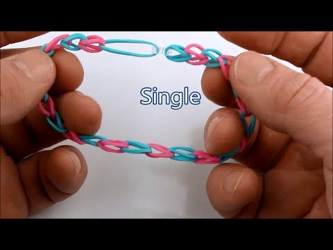 single rainbow loom bracelet