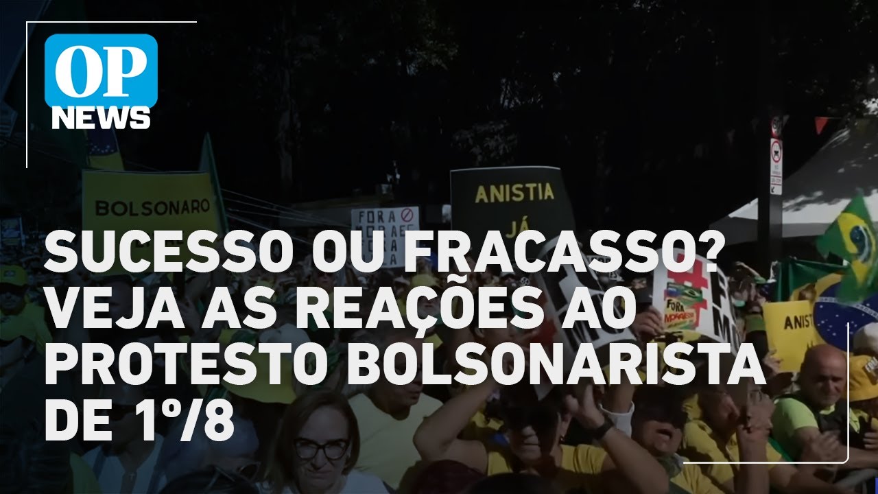 Veja as principais reações às manifestações bolsonaristas do domingo 4 de agosto | O POVO News
