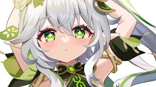 【イラスト制作】ナヒーダちゃんぷにぷにぷにぷにぷにぷにぷに