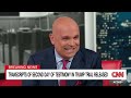 CNN anchor breaks down transcript from second day of testimony in Trump hush money trial  - 10:04 min - News - Video