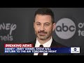 Jimmy Kimmel will return to the air on Tuesday, Disney says