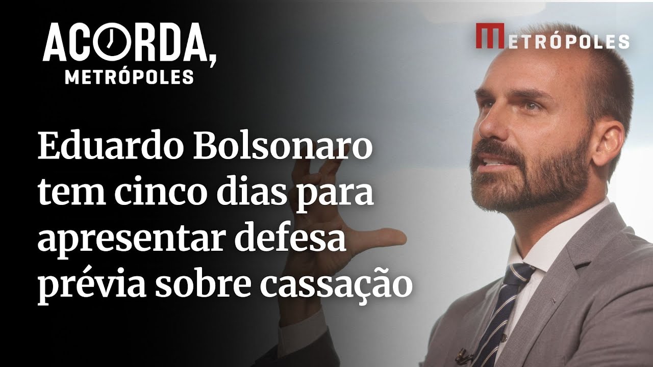 Eduardo Bolsonaro tem cinco dias para apresentar defesa prévia sobre cassação