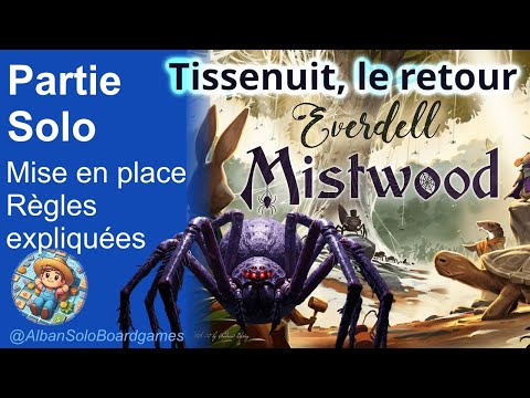 [FR] Everdell : Mistwood | Le retour de Tissenuit | Partie Solo complète et expliquée