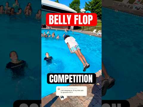 BELLY FLOP COMPETITION 😱