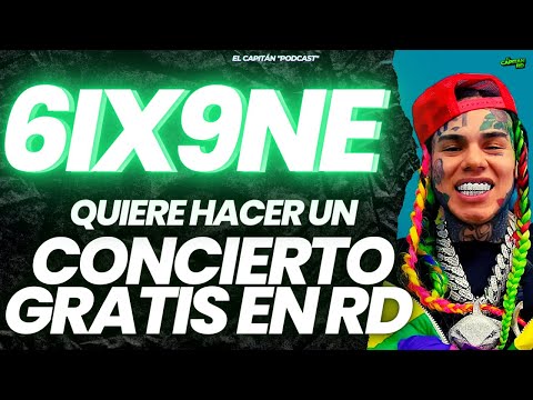 Tekashi ofrecería concierto gratis en La Vega, República Dominicana con todo gratis