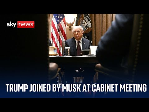 President Trump holds cabinet meeting