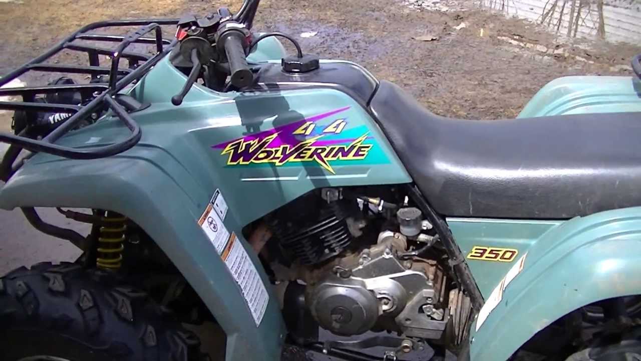 1995 Yamaha Wolverine 350 Review - YouTube tracker fuel filter location 