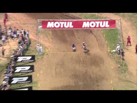 MXGP of Italy 2013 - Herlings vs Tonkov Scrub style overtake - Motocross 