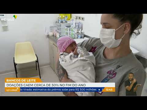 Doações a bancos de leite caem 30% no fim do ano