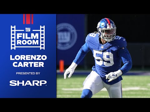 Film Room: Lorenzo Carter's Athleticism | New York Giants video clip