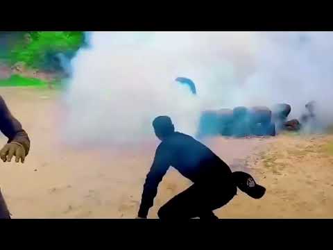NSG TRAINING,TEAR SMOKE DRILL
