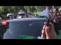 Sourav Ganguly mobbed by Pak cricket fans; live video