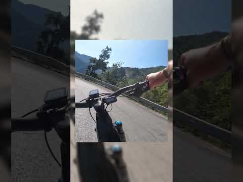 Riding An E-MTB Down A Mountain Road Can Be So Much Fun!