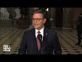 WATCH LIVE: House Speaker Johnson talks to media as Senate dismisses impeachment against Mayorkas  - 18:30 min - News - Video