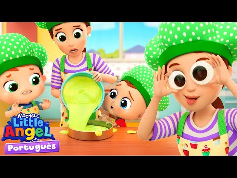 ⭐ Novo Episódio ⭐ Vamos Cozinhar com a mamãe 🍰🎂 Little Angel Brasil | Músicas Infantis em Português
