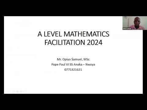 PURE MATHEMATICS  FACILITATION  HELD ON 11TH JULY 2024