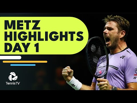 Wawrinka Faces Piros; Korda, Gaston & More Feature | Metz 2022 Highlights Day 1