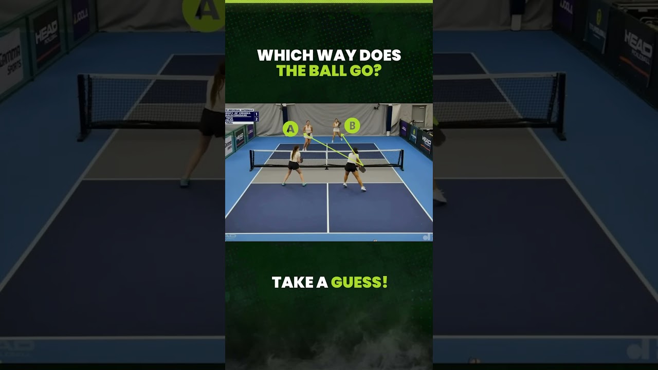 A lot easier said than done, but this was a great shot. #Pickleball #Highlights #DUPR