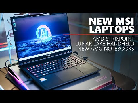 Video: AMG goes Laptops, and Intel's Lunar Lake comes to handhelds! - MSI @Computex2024
