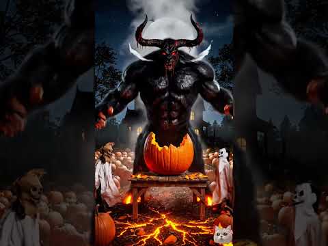 Shadow Minotaur Awakens | 4K Cinematic Halloween Nightmare 🐂🌑