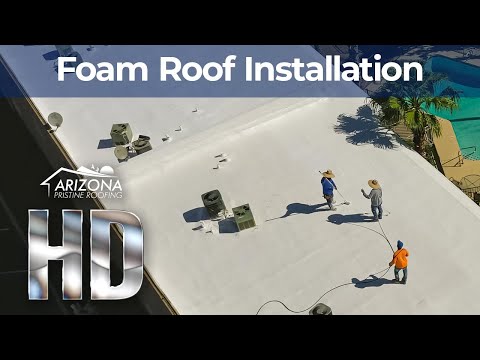 Incredible Foam Roof Installation at Magana Apartments