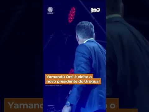 Yamandú Orsi é eleito o novo presidente do Uruguai #shorts