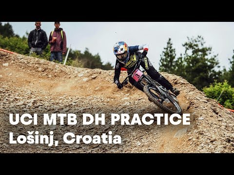 UCI MTB 2018: Downhill Mountain Bike Practice Sessions in Croatia